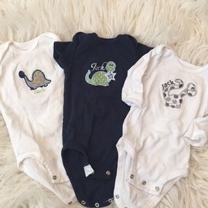 “Jack” personalized bodysuits